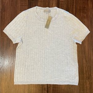 J.Crew Medium Silk blend Cropped TShirt
